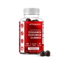 Vitamin Sugar- Free Chrom Gummies with Ceylon Cinnamon - 2000 mg Ækvivalent Per Serving (fra ekstrakt 83 mg) - Non- GMO, Gluten- Free - 60 Vegan Gummies