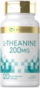 Carlyle L- Theanine 200mg Supplement: 124; 120 Kapsler: 124; Non- GMO, Gluten Free