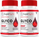 (2 Pack) Sugar Sync SugarSync Glyco Optimizer Capsules, Sugar Sync Maksimum Strength Glycogen Optimizer and Blood Support, SugarSync 635mg Advanced total Health Formel (120 Capsules)