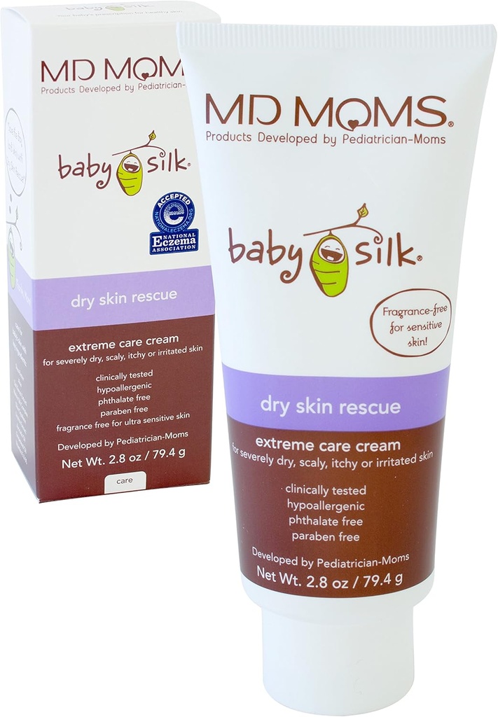 Eksem Relief Moisturizing Cream til ekstrem tør sensitiv hud - Hypoallergen, tør, skala, Itchy, Irriteret hud Healing Ointment- Phthalate Paraben Free - Sikker for baby, spædbørn & voksne