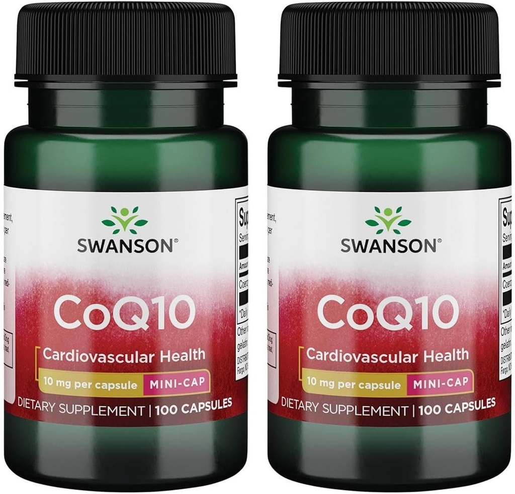 Swanson Coq10 - Mini Cap 10 mg 100 Caps (2 stk.)