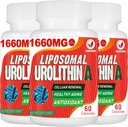 1660MG Urolithin A Supplement - Liposomal Urolithin 180 Kapsler