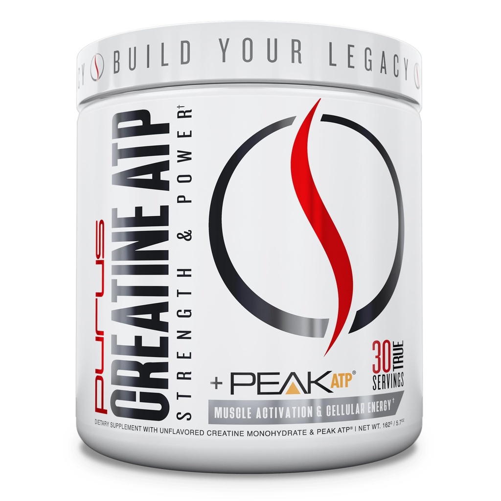 Purus Labs Creatin ATP, Peak ATP + Creatinine Monohydrat, Unflavored - 30 Servere - Muskelaktivering og cellulær energi