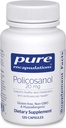 Pure indkapslinger Policosanol 20 mg • 124; Hypoallergent supplement understøtter sund Lipid Metabolisme og cardiovaskulær funktion • 124; 120 Kapsler
