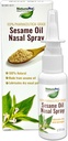 All- Natural Nasal Moisturizer Spray med 100% Pharmaceutical Grade Sesame Oil 0,75fl. til Sothe & Fugt Tør Næse, Nasal Smøremiddel & Decongestant til Tør Næse Relief