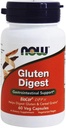 Nu fødevarer - Gluten Digest Gastro- Intestinal Support - 60 vegetariske kapsler