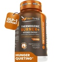 Herbtonics Thermogen Burner + Apple Cider Vincils - Weight Management Supplement for kvinder & mænd, Understøtter Appetite Management, Metabolisme & Energi, 60 vegetariske kapsler