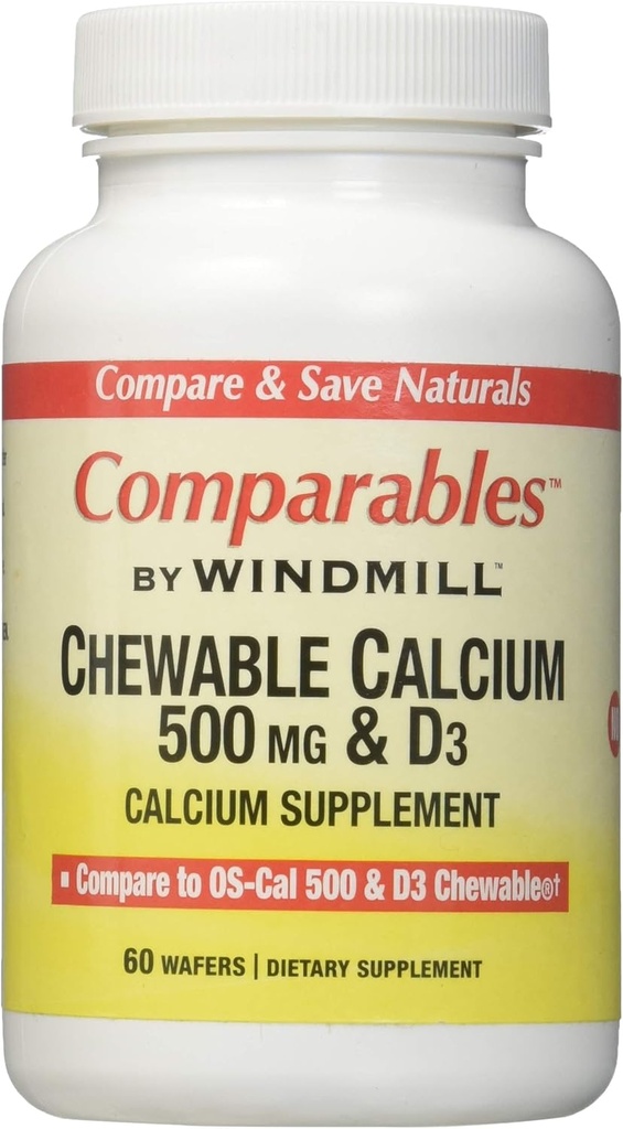 Calcium 500MG TABS CHEW WMILL Størrelse: 60