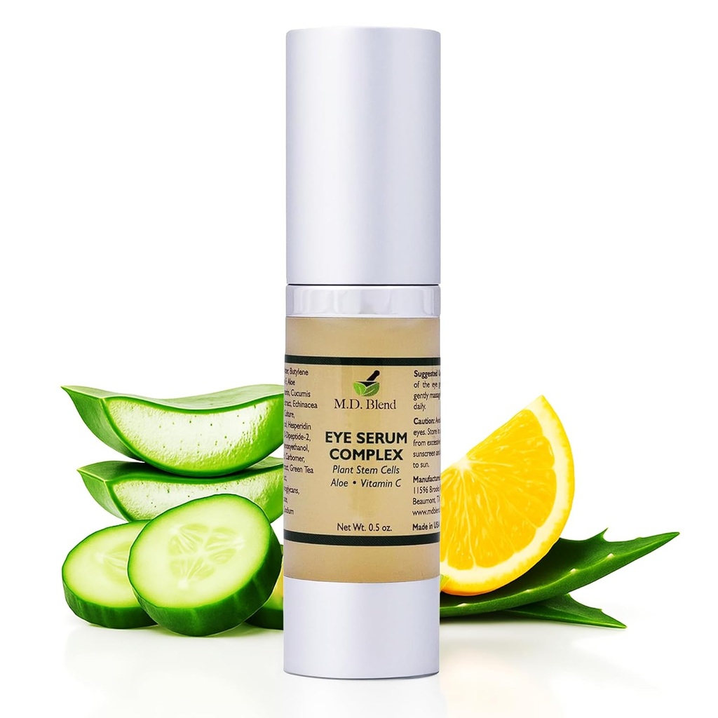Plant Stem Cell Eye Serum Complex 124; Aloe Vera, C-vitamin 124; Hydrating Eye Treatment