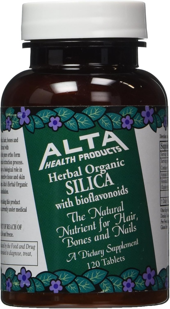 Alta Health Products - Silica With Bioflavonoider, 500 mg, 120 tabletter