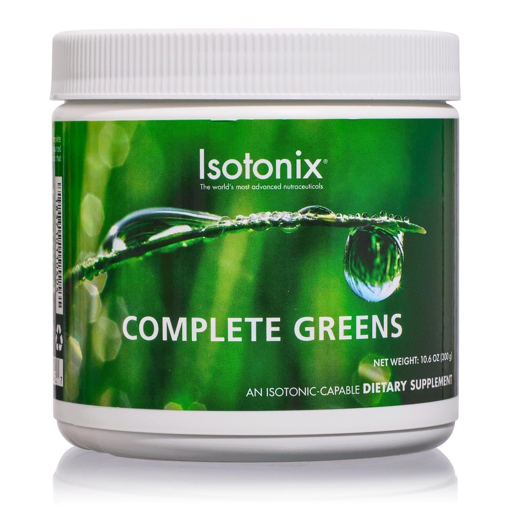 Isotonix Komplet Grønne, Økologiske Ingredienser, Hjælper med at opretholde en sund fordøjelsestrakt, Well- Afrunded Nutrition, Kan bidrage til at øge energi, Market America (30 Servere)