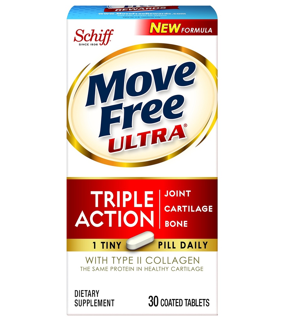 Flyt Free Ultra Triple Action, 30 tabletter - Fælles sundhedstillæg med type II kollagen, bor og HA