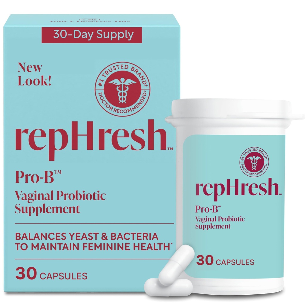 RepHresh Pro- B Women 's Probiotic, Probiotic Supplement for Women, 30 orale kapsler