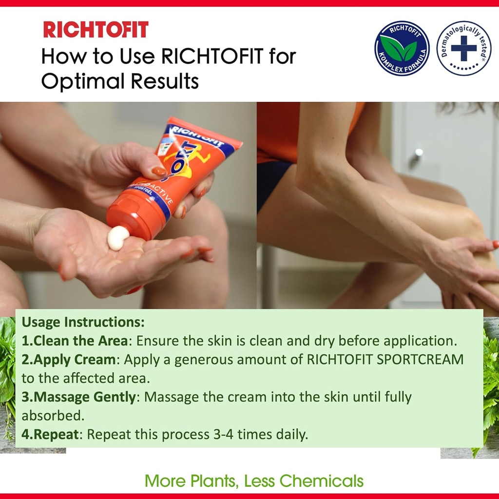 Rapid Active Sports Gel - Fast-Acting Muscle Comfort, Ideal for Athletes' Pre & Post Workout, Herbal Infused Gel, Quick Absorption, Non-Greasy, Made in Hungary