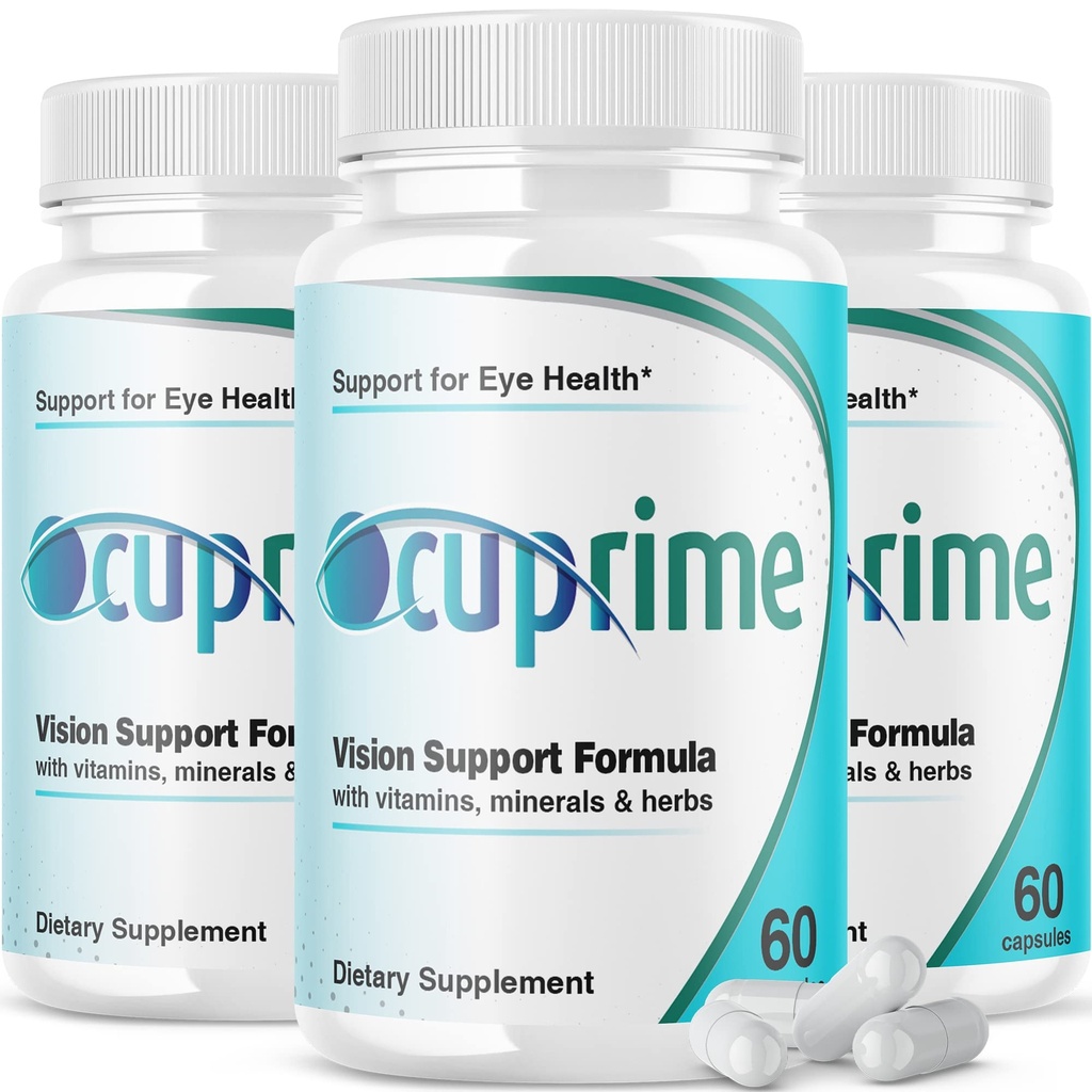IDEAL YDEEVNE (3 Pack) Ocuprime til øjentillæg Vision Pills (180 kapsler)