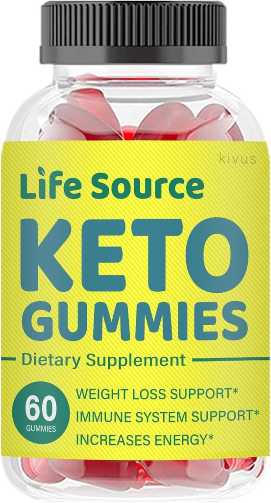 kivus Life Source Keto Gummies - Livssource Keto Gummies (Single, 60 Gummies)