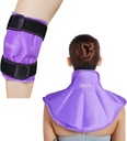 REVIX Knee Ice Pack til skader Genanvendelige og Store Neck Shoulder Ice Pack Wrap til Øvre Rygsmerter Relief