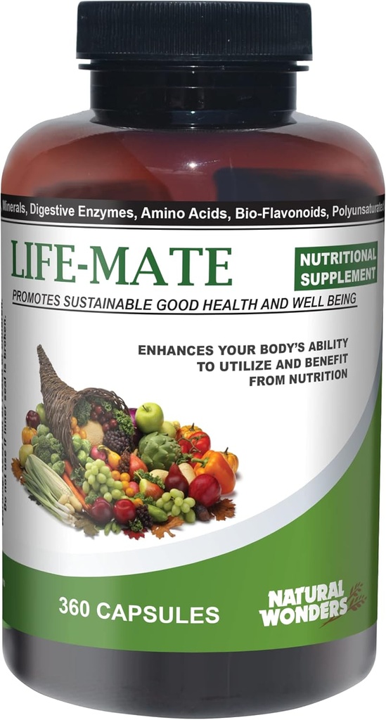 Natural Wonders Life Mate - Multivitamin Supplemented 124; Prenatal Multi- Vitaminer til kvinder med ernæringsmæssig og immunforsvar
