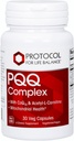 PROTOKOL OM LIV BALANCE PQQ Complex - Mitokondriel sundhed - med CoQ10 & L Carnitin - B Vitamin - Supplement for energi - 30 Veg Caps