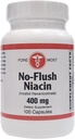 Holistisk sundhed No- Flush Niacin - 400mg - 100 kapsler