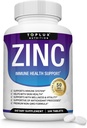 Zink supplement 50mg til immunforsvar - Pure Natural Zink oxide til Boost immunsystem, Hud & Antioxidant Support, High Potency Immunity Booster, for Mænd Kvinder, 100 tabletter