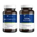 Gundry MD Bio Complete 3 og Total Gendanne Bundle - Prebiotic, Probiotic, Postbiotic til støtte Optimal Gut Sundhed
