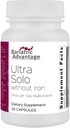 Bariatric Advantage Ultra Solo Uden jern - Once- Per- Day Daily Multivitamin - for Bariatric Patienter - med thiamin, vitamin A & mere - Gluten Free - 30 kapsler