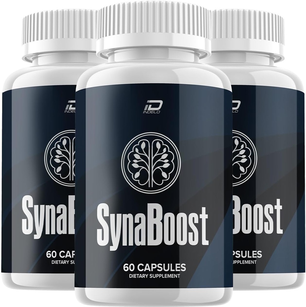 SynaBoost Brain supplement kapsler - All- Natural Maximum Strength Formel til forbedret hukommelse og fokus piller, Syna Boost support og anmeldelser (3 pakke - 180 kapsler)