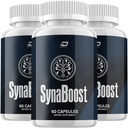 SynaBoost Brain supplement kapsler - All- Natural Maximum Strength Formel til forbedret hukommelse og fokus piller, Syna Boost support og anmeldelser (3 pakke - 180 kapsler)