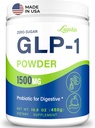 GLP-1 Supplement, GLP1 Kosttilskud Kvinder naturligt Gut GLP 1 Pulver 1500MG Boosting Prebiotic Mix med Akermansia Muciniphila Probiotic & High Fiber for fordøjelse, energi, Samlet sundhed, Ingen Fylder
