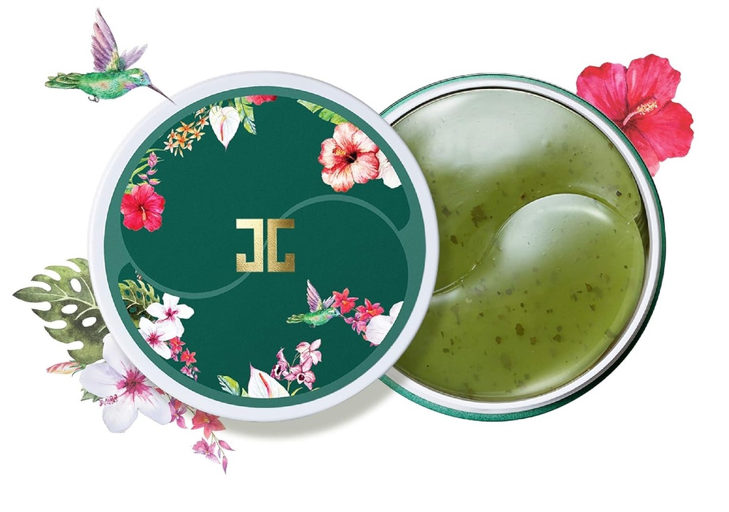 JAYJUN Green Tea Eye Gel Patch, Dark Circle, Puffy Eye, Under Eye Patch, 1.4g, 60 i krukke