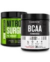 Jacked Factory Nitrobølge Pre- Workout i Green Apple & BCAA i Fruit Punch for Muscle Building and Recovery