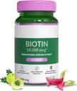 Biotin supplement til stærkere hår, støtte sundere negle & glødende hud til kvinder & mænd, Natural Sesbania Grandiflora Herb, 60 Veg Tabs