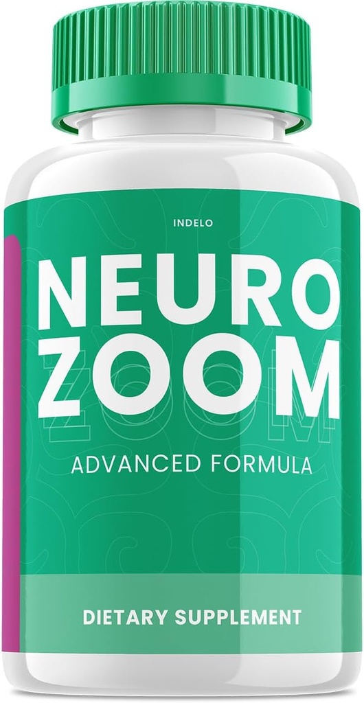 Neuro Zoom Brain Boost supplement, Neuro Zoom Advanced Memory Support Formel, Neuro Zoom Pills Nootrop at reducere Brain Fog, Neuro Zoom til Boost Memory, NeuroZoom anmeldelser (60 kapsler)