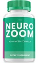 Neuro Zoom Brain Boost supplement, Neuro Zoom Advanced Memory Support Formel, Neuro Zoom Pills Nootrop at reducere Brain Fog, Neuro Zoom til Boost Memory, NeuroZoom anmeldelser (60 kapsler)