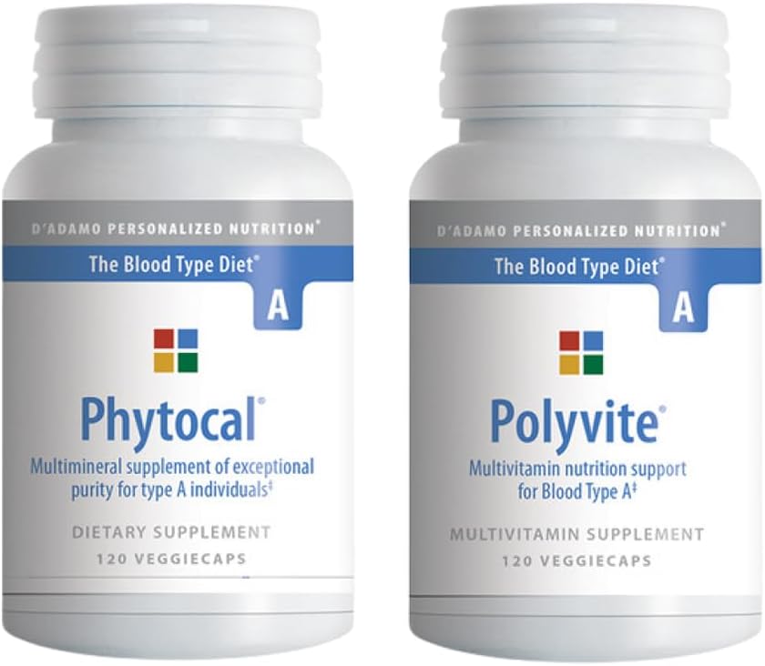 D 'Adamo Personaliseret Nutrition - Optimal Health Stack (blodtype A)