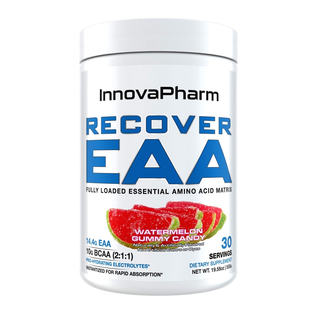 InnovaPharm Recover EAA Powder Watermelon Gummy Candy 19,5 Ounces