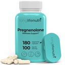 Brain & Hormone Support Grapenolon - 180 Veggie Caps til forbedret hukommelse, fokus og vitalitet - Made in USA