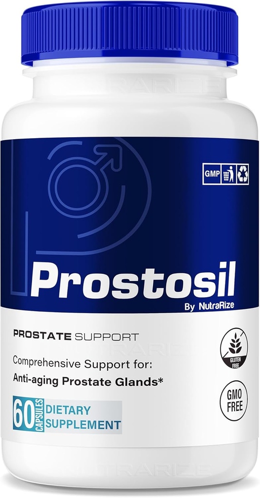 Prostosil kapsler, All Natural Formel for Prostate Health Support, Maksimum Strength Herbal Supplement for Control og Samlet Sundhed, Prosto SIL Vitamin Pills Officiel anmeldelse (60 Kapsler)