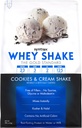 Syntrax Nutrition Whey Shake, Cold Filtreret & Ikke denatureret Whey Protein Powder Blend, Cookies & Cream Shake, 5 lbs, Real Cookie stykker