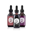 Drop Kosttilskud Organic Trace Mineral Drops, Elderberry Drops og Vitamin B12 Drops Bundle