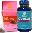 Hemmeligheder af te fertilitet Bundle - Fertilitet te og fertilitet kosttilskud til kvinder, prenatale vitaminer med Inositol, Vitex og Folate til at hjælpe støtte Hormone Balance for Kvinder