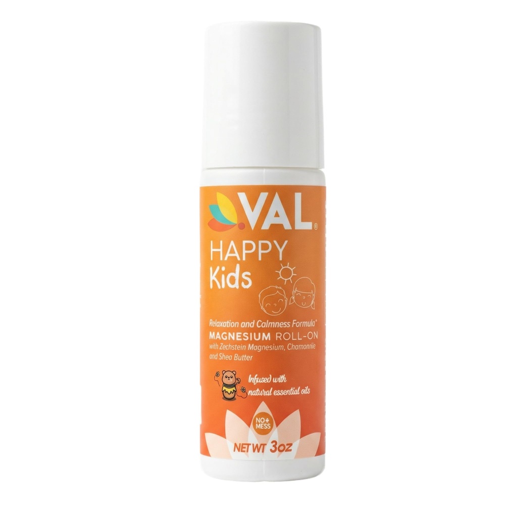 VAL Magnesium Roll- On for Kids Note 124; Gentle Zechstein Magnesiumchlorid Note 124; Afslapning for Daytime & Bedtime