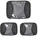 Baggallini Compression Cube 3- stykke sæt - Letvægts Compression Packing Cubes til Rejser