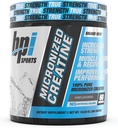 BPI Sport Mikroniseret Creatin - øge styrke - Reducere træthed - Lean Muscle Building - 100% Pure Creatin - Bedre absorption - Understøtter muskelvækst - Unflavored - 60 Servering - 10.58 Ounce