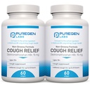 P Puregen Labs Hoste Relief for voksne Dextromethorphan HBr 15mg (120 Softgels) 8- Hour, Non- Drowsy, Long- Long- Long- Long- Lonchial Suppressant