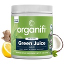 Organifi Green Juice - Pulver supplement med Organic Spirulina, Ashwagandha, og Chlorella - Hjælper med at opnå fitness mål og reducere Cortisol Niveauer, 30-dages forsyning