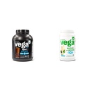 Vega Sport Premium Vegan Protein Powder Chocolate (45 Servere) 30g Plant Based Protein & Protein og Green Protein Powder, Vanilla - 20g Plant Based Protein Plus Veggies