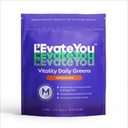 L 'Evate You Vitality Daily Green Powder (28 Servere) 30 Superfoods, 9 Green - for en Cellular Energy Boost, drevet af M- Charge Complex for All Day Energy (Chokolade)