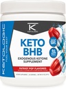 Ketologisk Keto BHB (Patriot Pop Flavor) 30 Servering - Exogent Keton tillæg med goBHB, Beta- Hydroxybutyrat Salts
